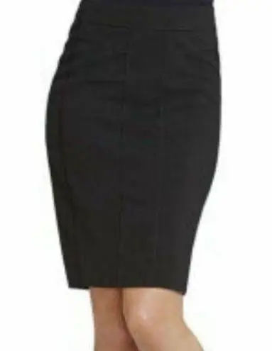 CAbi  Girls Weekend Little Black Skirt Onyx Black Ponte Pencil 205 Women’s Size 6