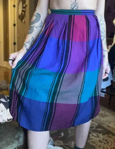Retro Midi Skirt Unique Size 6