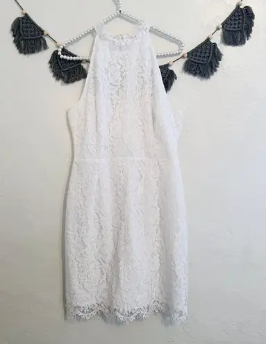 BB Dakota NWT  x Steve Madden | Cara High Neck White Lace Cocktail Dress