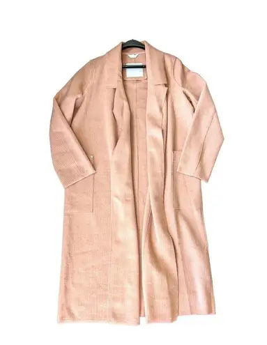 Sosken Studios Bella Knit Duster Cardigan Sweater Oversize Rose Pink Medium Top