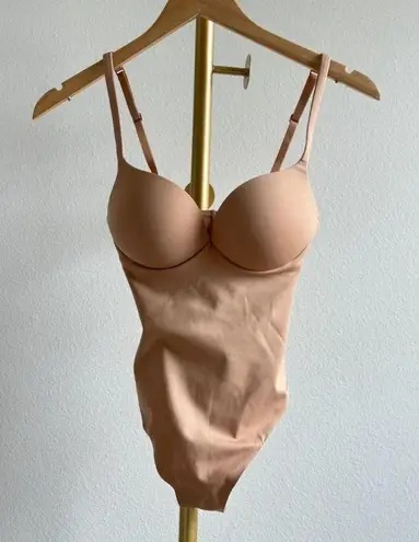 SKIMS Ultimate Body Push Up Thong Bodysuit in Clay, Size XXS