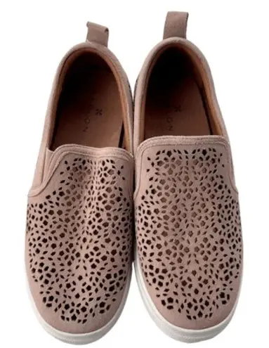 Caslon Maralon Laser Cut Slip On Sneakers Comfort Casual Shoes Mauve Size?