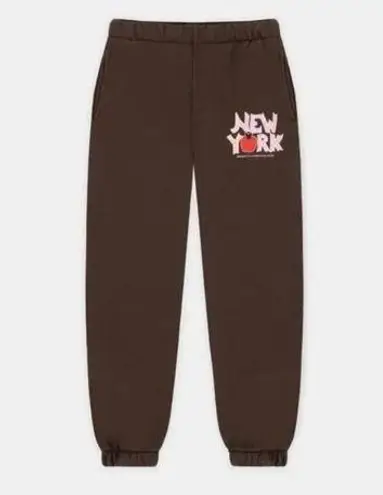 Madhappy NEW  NEW YORK EXCLUSIVE BROWN SWEATPANTS SZ MEDIUM