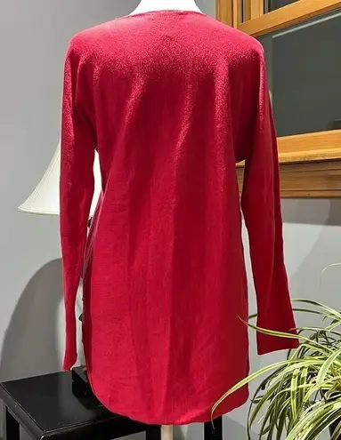 INC International Concepts Pink Long Sleeve Wool Sweater