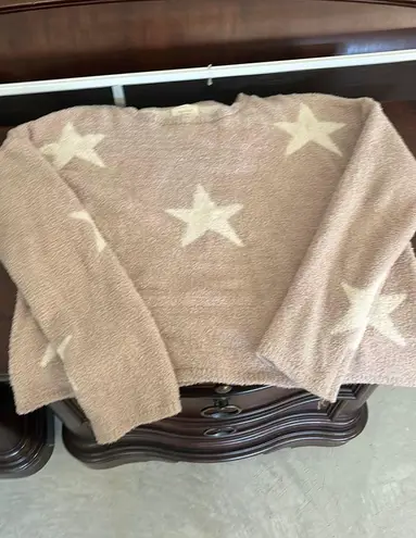 Francesca's Harper Heritage Pink star sweater