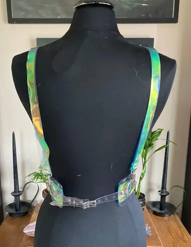 Apatico Holographic Harness Accessory Adjustable Burning Man Festival Coachella Green