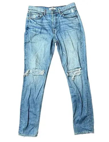 GRLFRND Jeans Size 27 Karolina High Rise Skinny Stonewall Distressed Destroyed