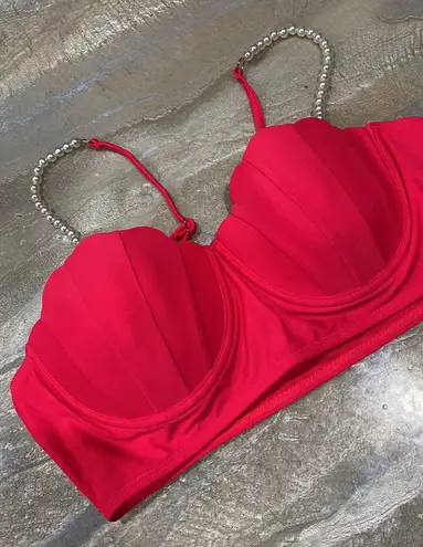 Bikini Beach Pool Cute Top Bras Size Small (Just the Top) Pink