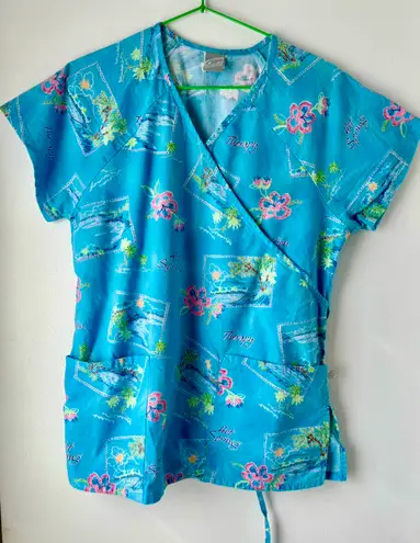 Scrub Top, Small Blue
