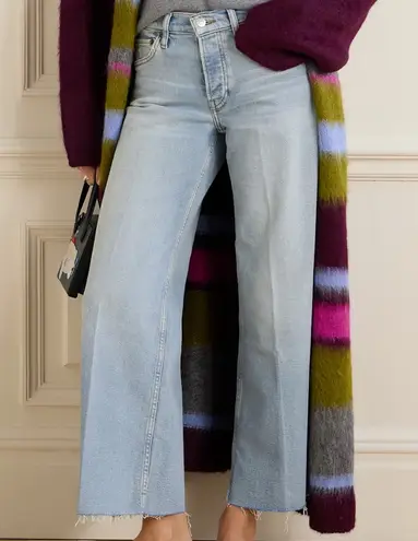 RE/DONE $295 New Mid Rise Wide Leg Crop - 23