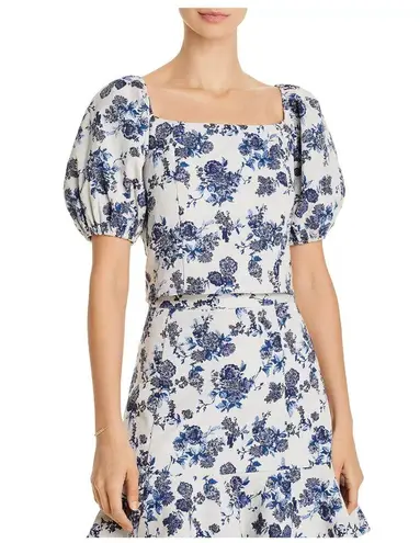 AQUA Bloomingdales Jacquard Floral Set