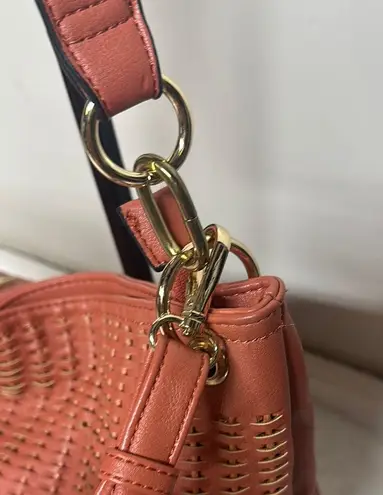 Malibu Skye Hobo Bag with Woven Texture and Adjustable Strap Tan