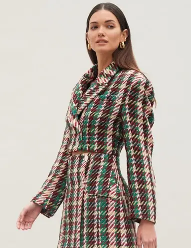 Atoir The Crew Blazer in Check Size 6