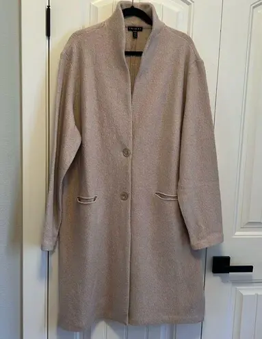 🆕 Tribal Oatmeal Mix Long Wool Coat