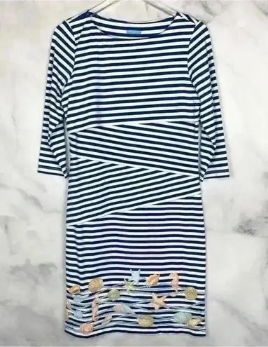 J. McLaughlin Nicola Striped Nautical Pencil Dress