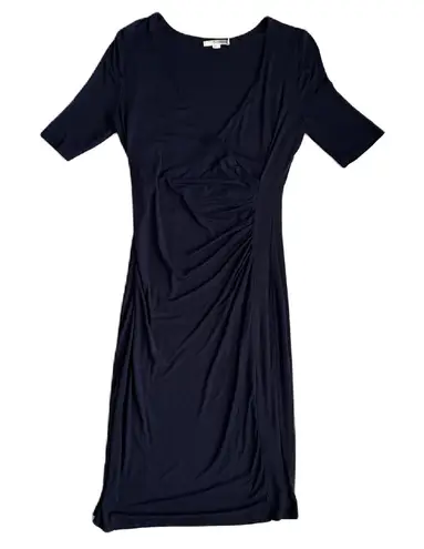 Boden USA Boden Women’s Navy Blue Wrap Style V-Neck ½ Sleeve Dress 10R