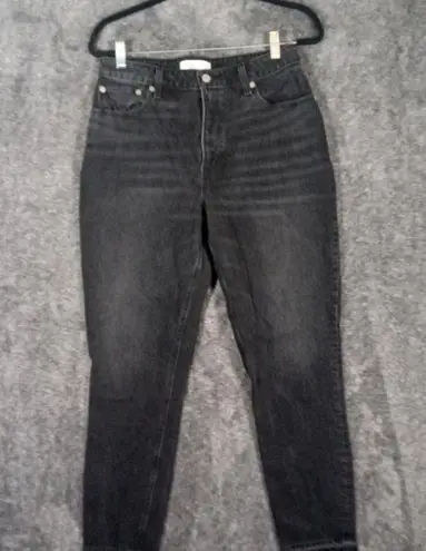 Abercrombie & Fitch  The skinny High Rise curve love black raw Hem size 30