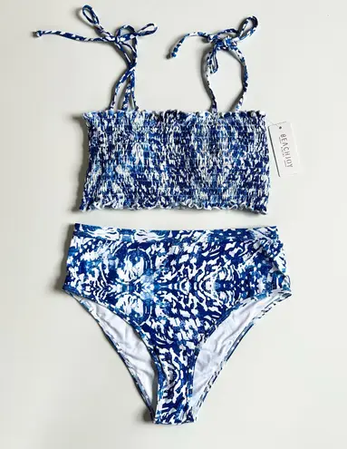 Beach Joy Make Waves High Waisted Bikini Set