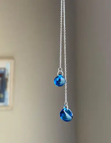 Handmade quality Japanese magatama glass beads minimalist simple dangle thread earrings