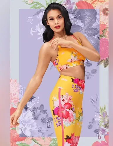 Peloton Floral Asian & Pacific Islander Heritage Collection Leggings Size XS