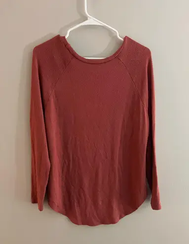 American Eagle Outfitters soft & sexy plush red long sleeve sweater