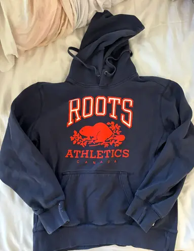 Roots Athletics navy hoodie