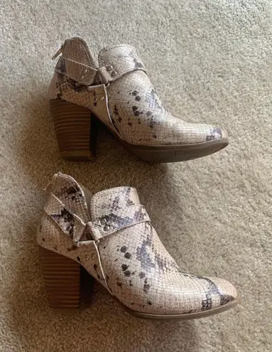 Fergalicious Chunky Heel Booties