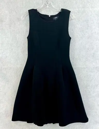 Maeve by Anthropologie Small Fit Flare Debutante Dress Scuba Neoprene Black