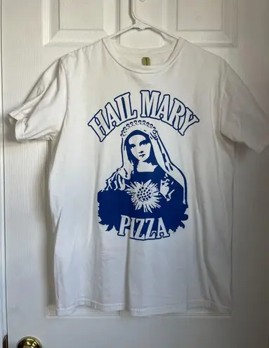 Hail Mary Pizza tshirt Atwater Village Los Angeles Graphic virgin Mary Size M Black Size M
