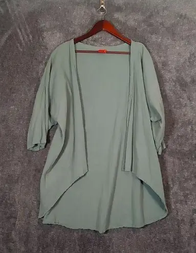 Oh my gauze bundle of two cardigans gray n blue one size fits most women