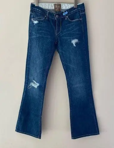 Rich & Skinny  bootleg distressed jeans size 24