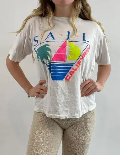 Vintage SAIL Neon Graphic T