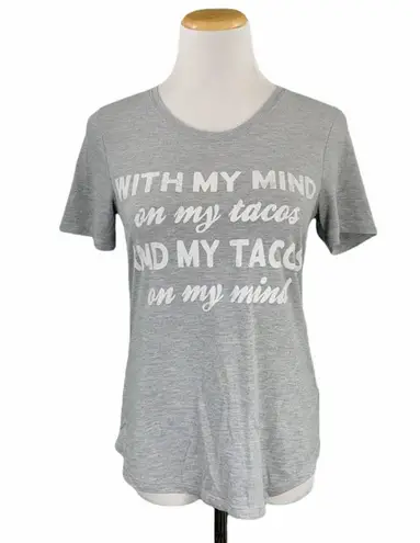 Zoe & Liv Gray Taco Graphic Tee