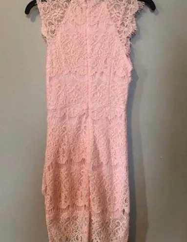 Xenia Pink Lace Dress