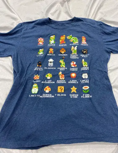 Nintendo Super Mario Bros character guide T-Shirt