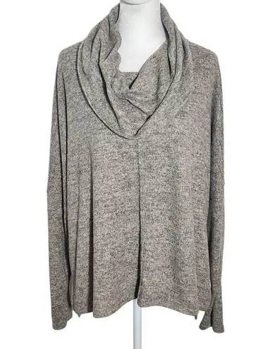 Chenault Tan Cowl Neck Oversized Sweater Size Small Khaki Cowl Neck Sweater