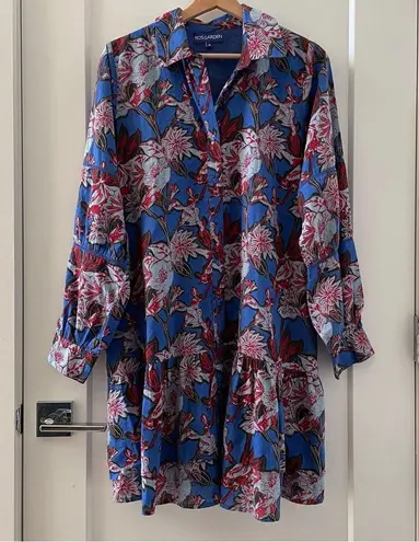 RO'S GARDEN Cecile Dress In Blue Size M Size M