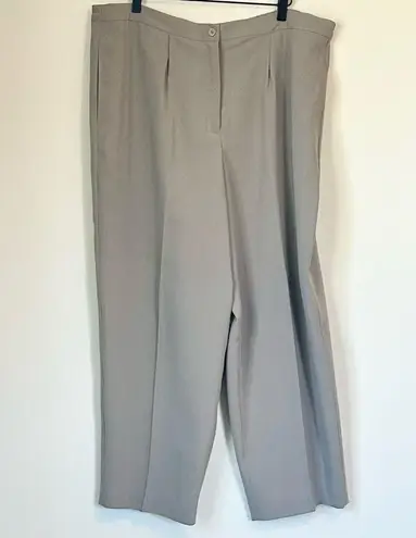 Jessica London Light Gray Blazer and Pants Set - 18W