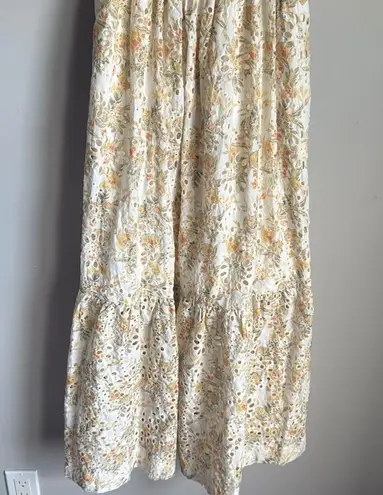 NEW En Saison Opposites Midi Dress in Yellow Orange Size XS