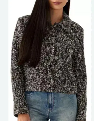 Jason Wu  woven tweed jacket size 10 - Image 1