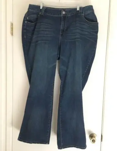 Lane Bryant  Distinctly boot cut jeans size 22