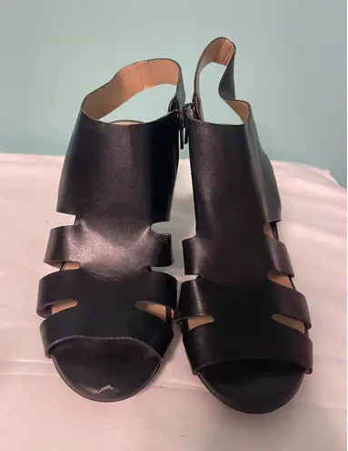 INC International Concepts Sz8.5 black zipup anklestrap S