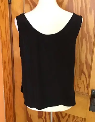 Vintage 90s Dressy Beaded Tank Top Size 8