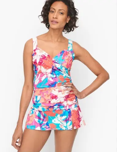 MiracleSuit x Talbots Light Control 2 Piece Colorful Swim Suit Size 14 Tankini