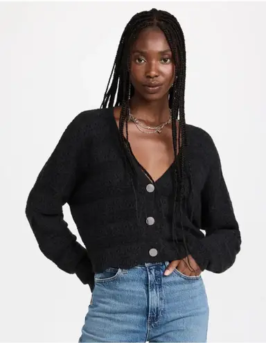 Ba&sh  Grey Harold Wool Cashmere‎ Cardigan Sweater-NWT L - Image 1