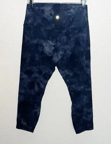 Lululemon  Dicey Dye Asphalt Gray And True Navy 23” Crop Leggings - Image 4