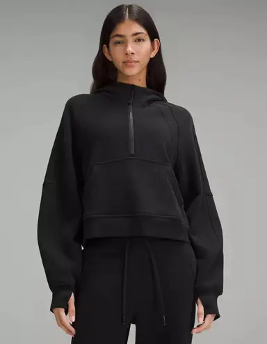 Lululemon Black Scuba Oversized Half-Zip Hoodie