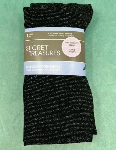 secret treasures Glitter Stripe Tights L/XL