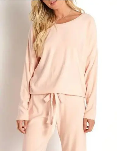 Eberjay Eberjey Softest Sweats The Slouchy Top in Light Pink