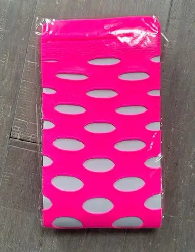 New Packaged Hot Pink Big Pothole Design Leggings Tights One Size